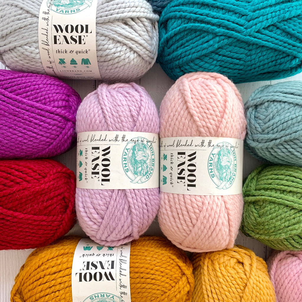 Lion Brand Wool Ease Thick & Quick, Knitting Yarn & Wool