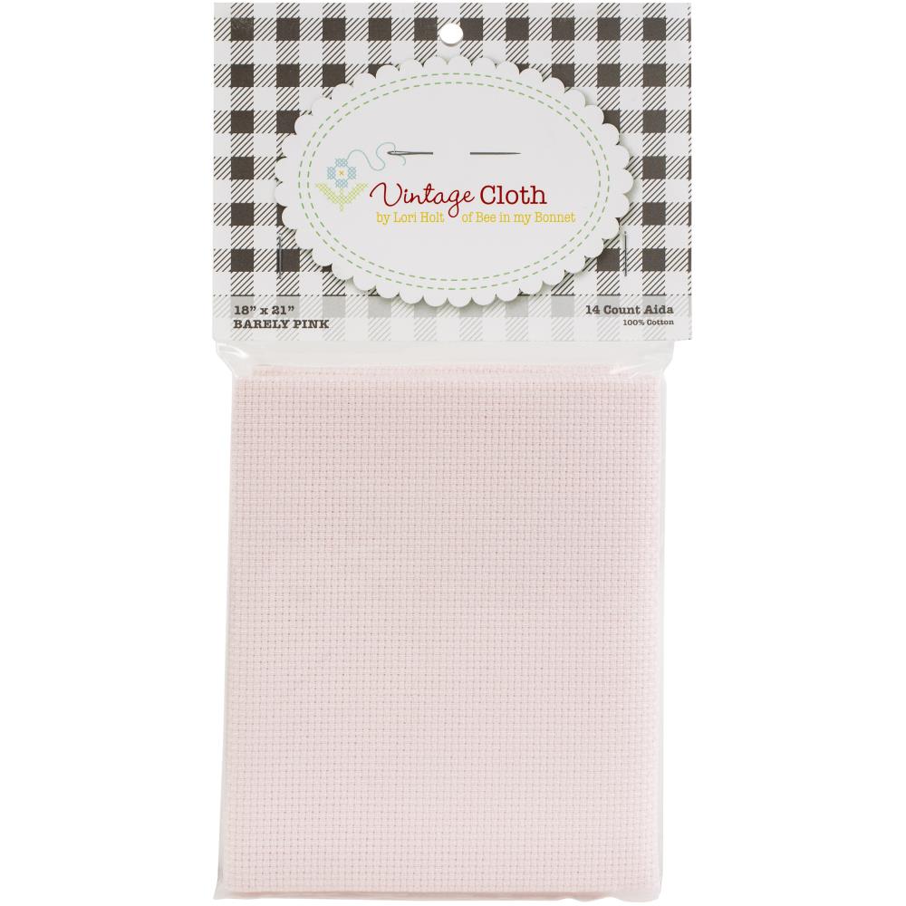 18 Count Baby Pink Aida - Stitchlets