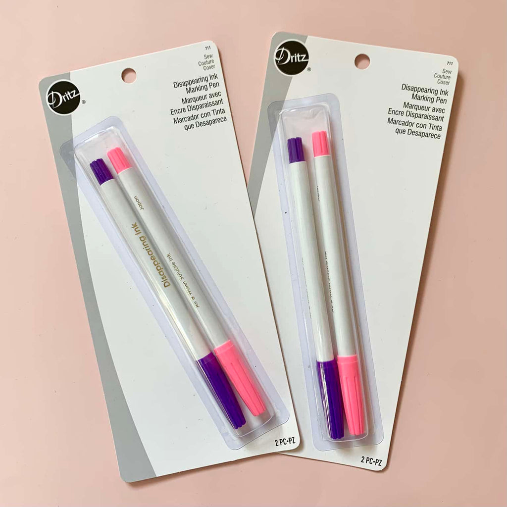 Dritz Disappearing Ink Marking Pen-Pink