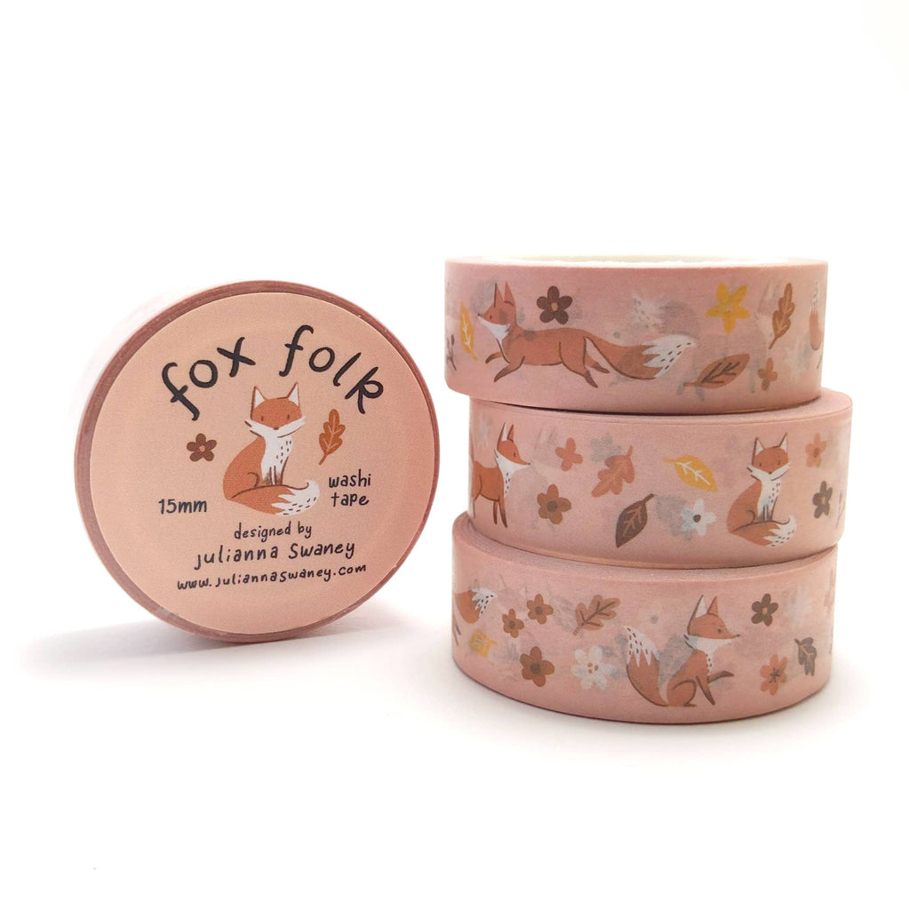 Fox Folk Washi Tape