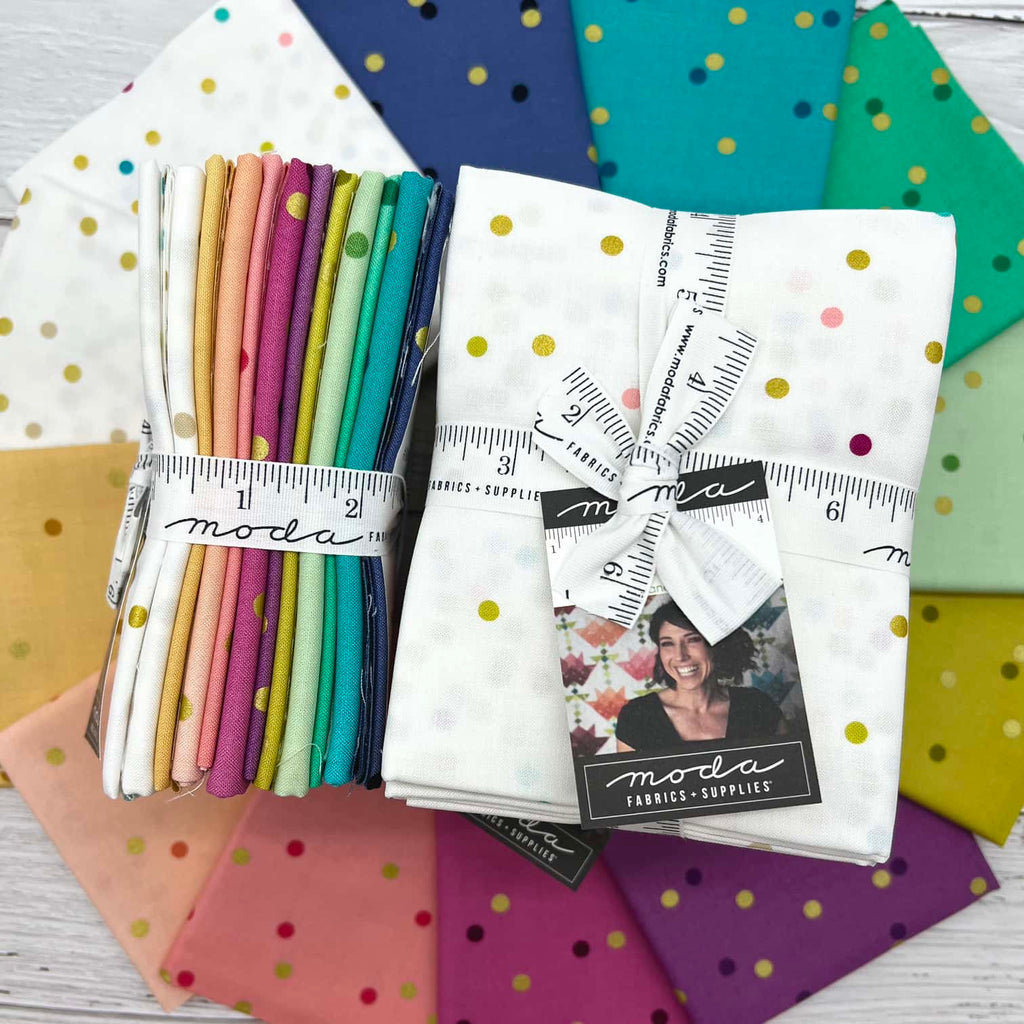 Ombre Confetti Metallic Fat Quarter Bundle