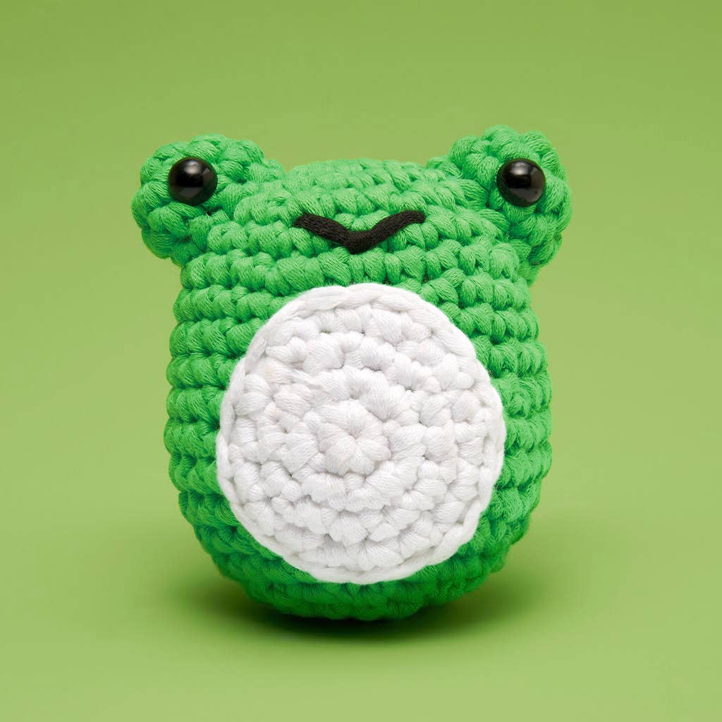 Woobles Beginner Crochet Kit - Henri the Frog