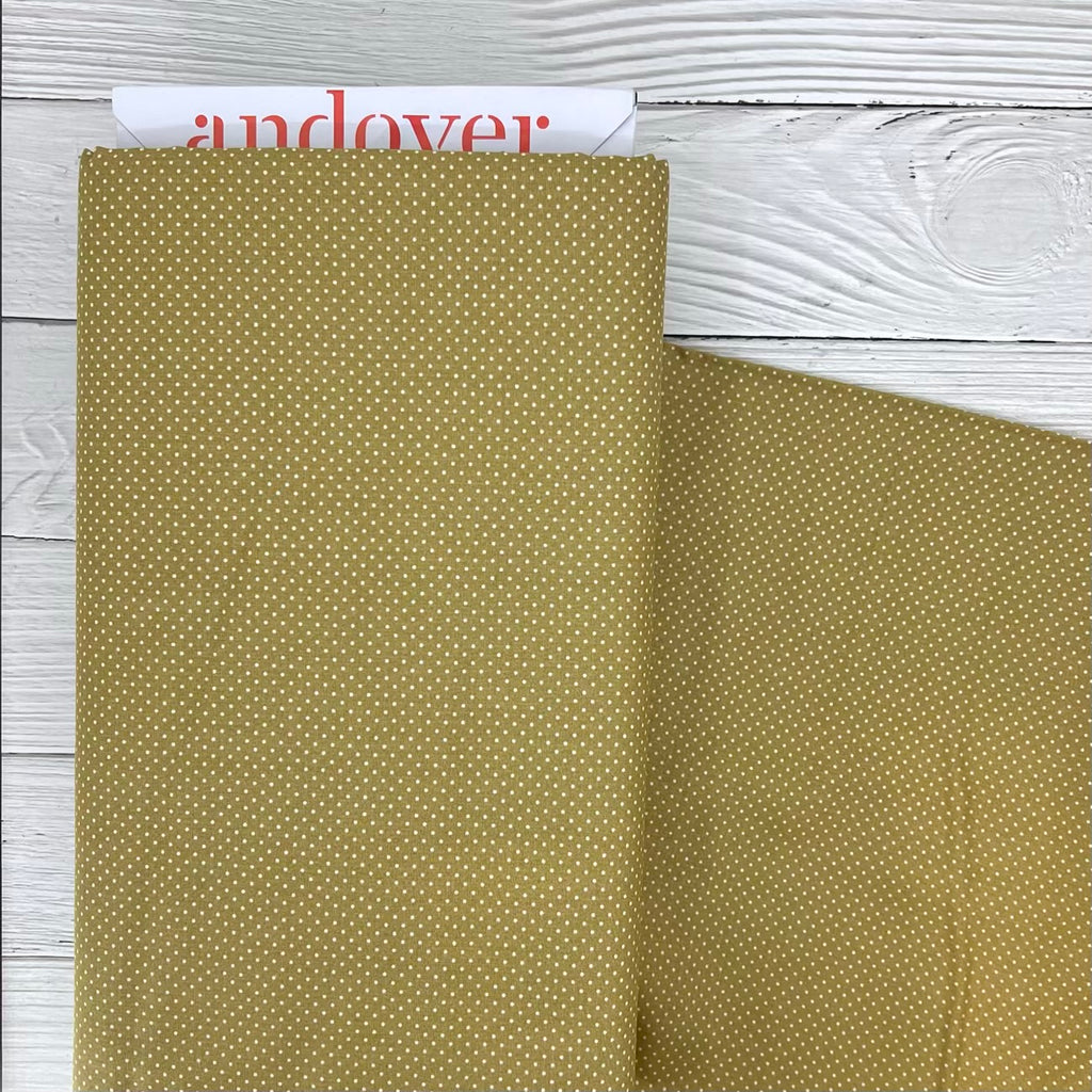 A Woodsy Cottage - Polka Dot in Light Olive