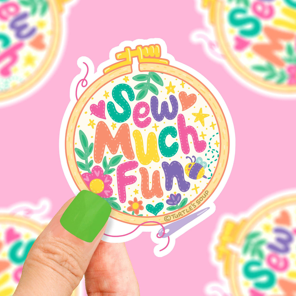 Sew Much Fun Sticker