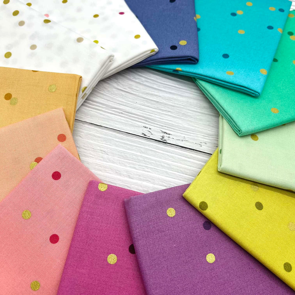 Ombre Confetti Metallic Fat Quarter Bundle