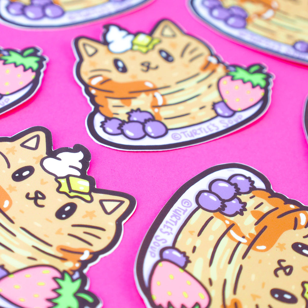 Pancake Kitty Sticker