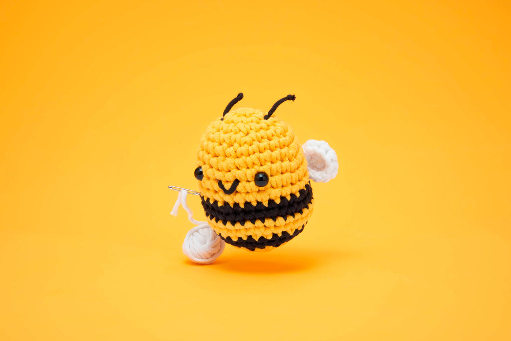 Woobles Beginner Crochet Kit - Cornelius the Bee