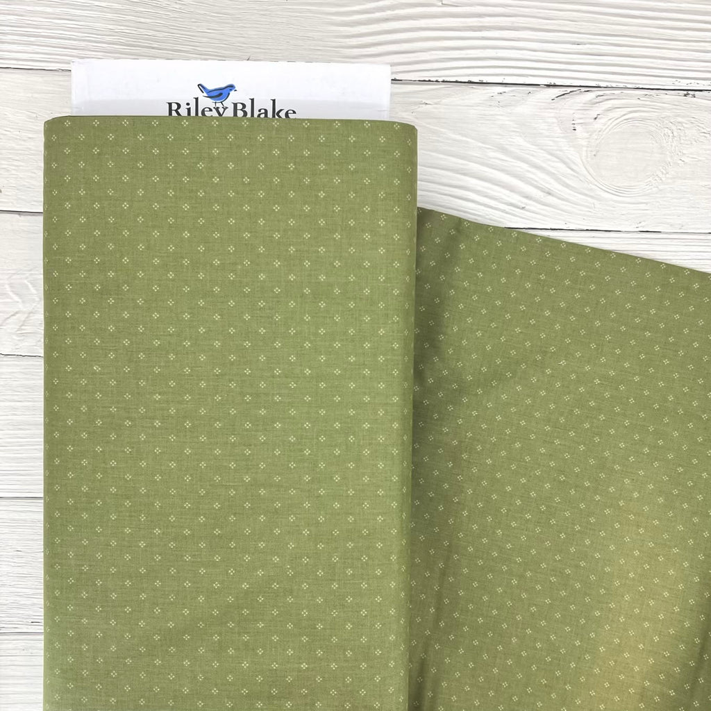 Threads of Grace - Dots in Green