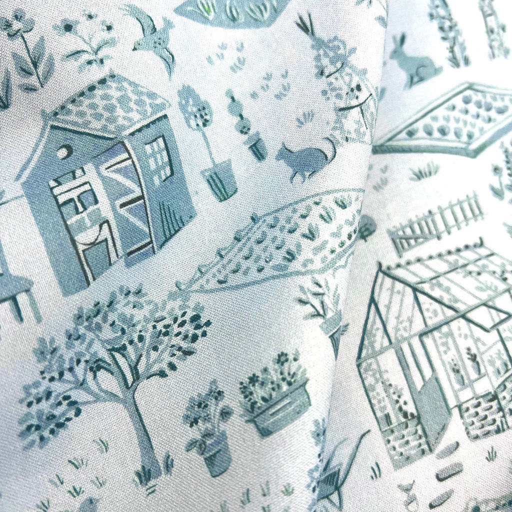 Robin - Garden Toile in Sky