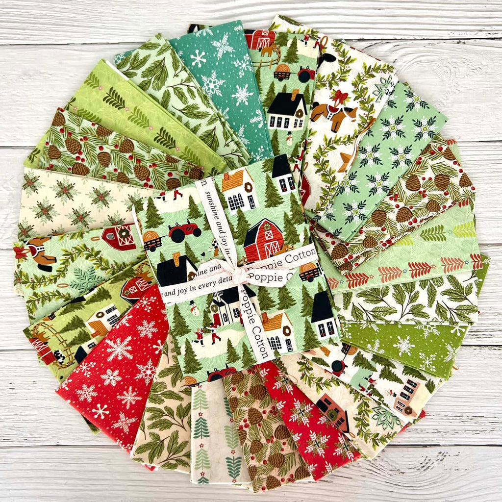 Prairie Christmas Fat Quarter Bundle