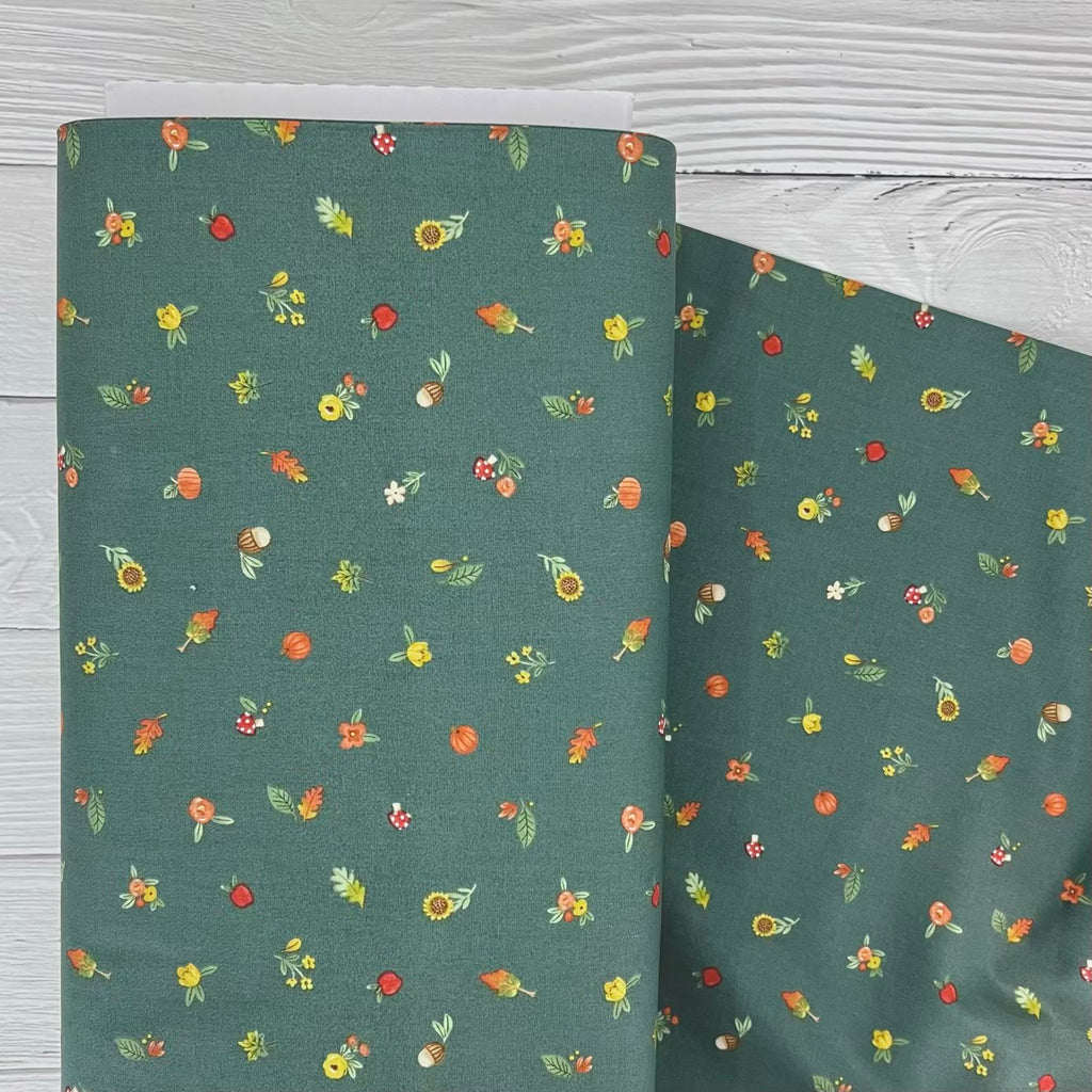 Happy Fall Days - Fall Things in Teal