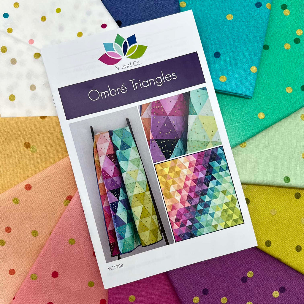 Ombre Confetti Metallic Dessert Roll & Pattern Bundle