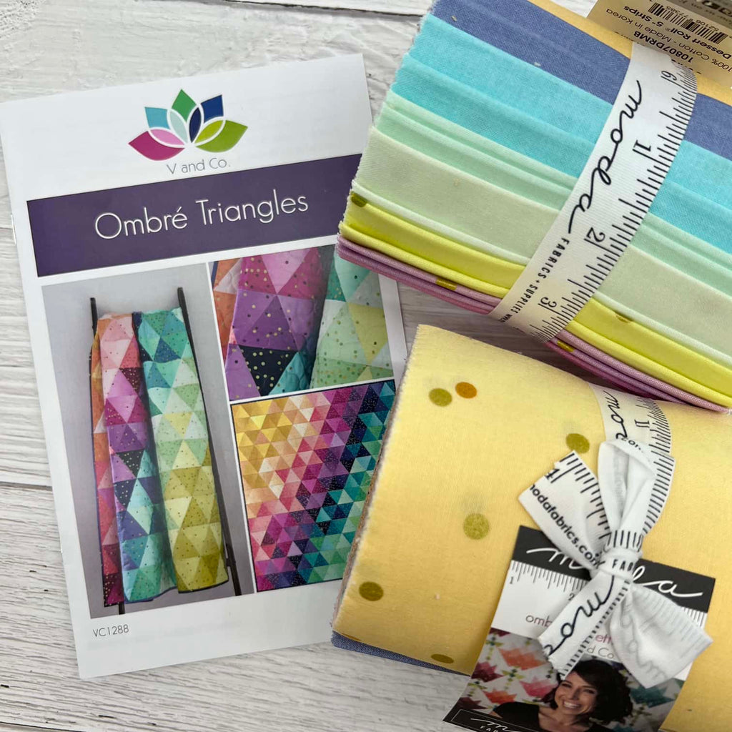 Ombre Confetti Metallic Dessert Roll & Pattern Bundle