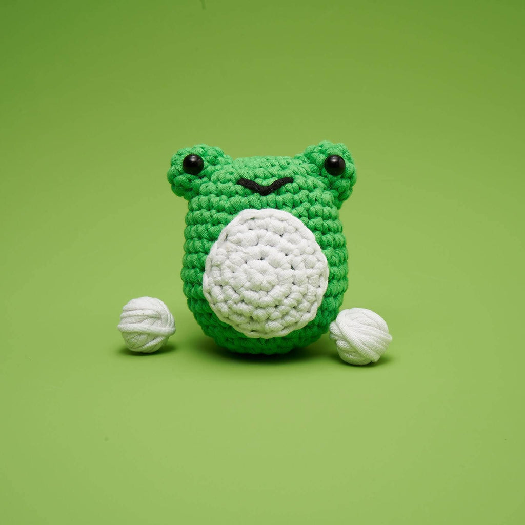 Woobles Beginner Crochet Kit - Henri the Frog