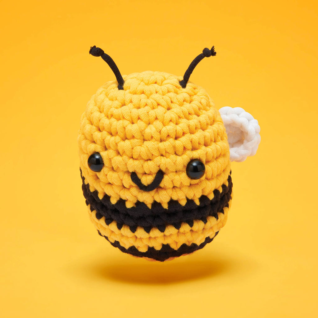 Woobles Beginner Crochet Kit - Cornelius the Bee