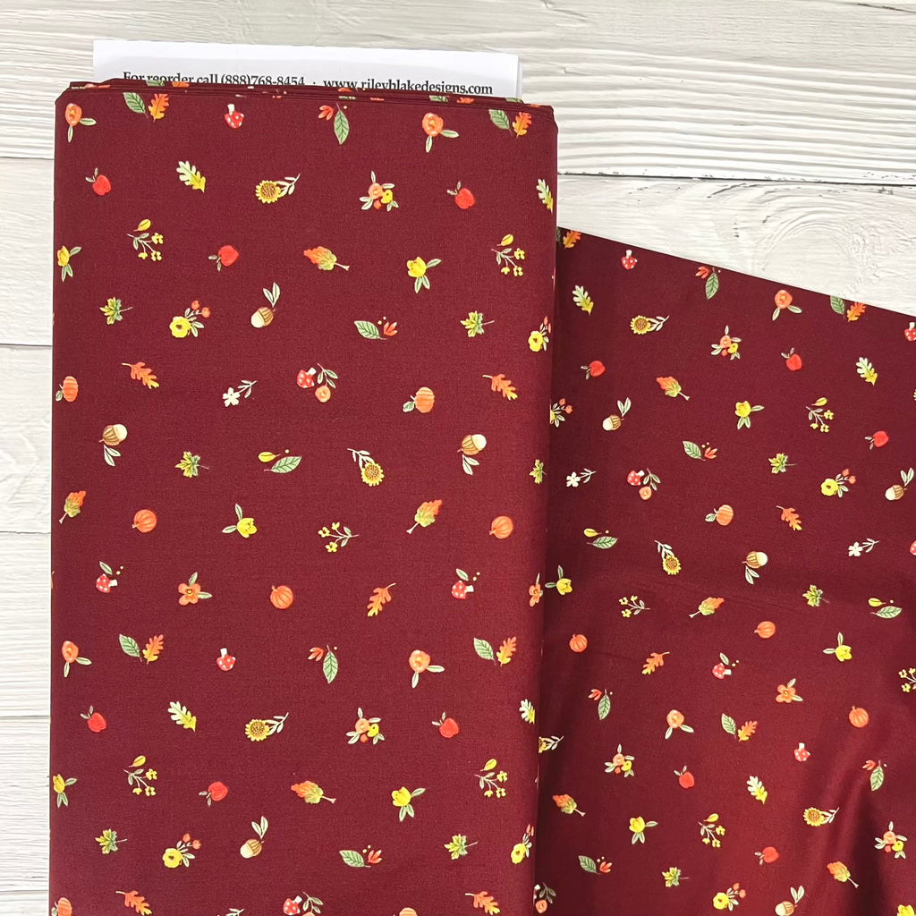 Happy Fall Days - Fall Things in Maroon