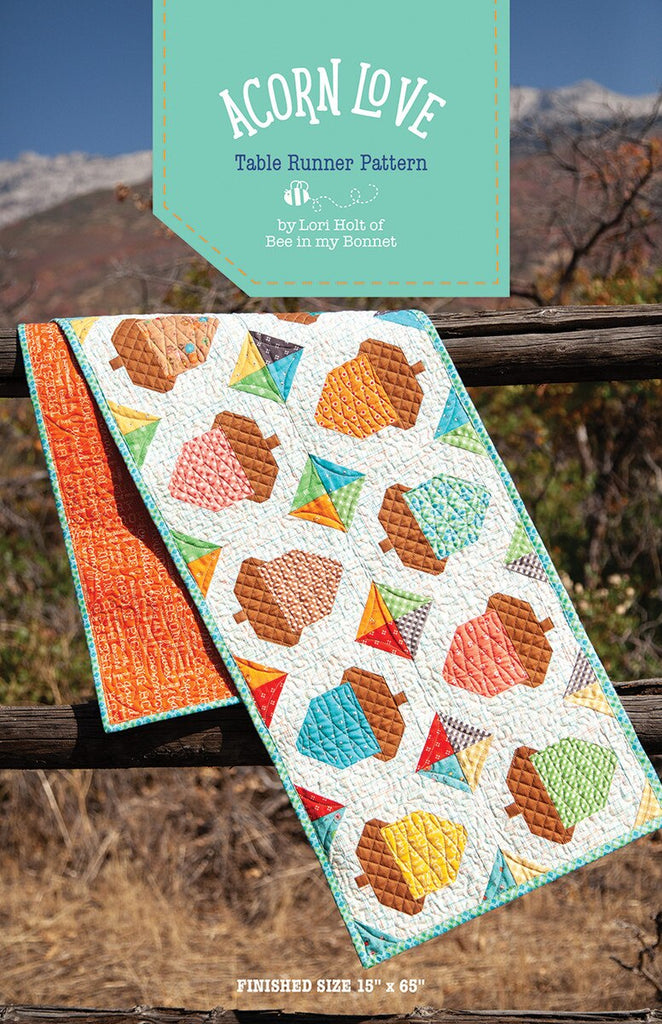 Acorn Love Table Runner Pattern
