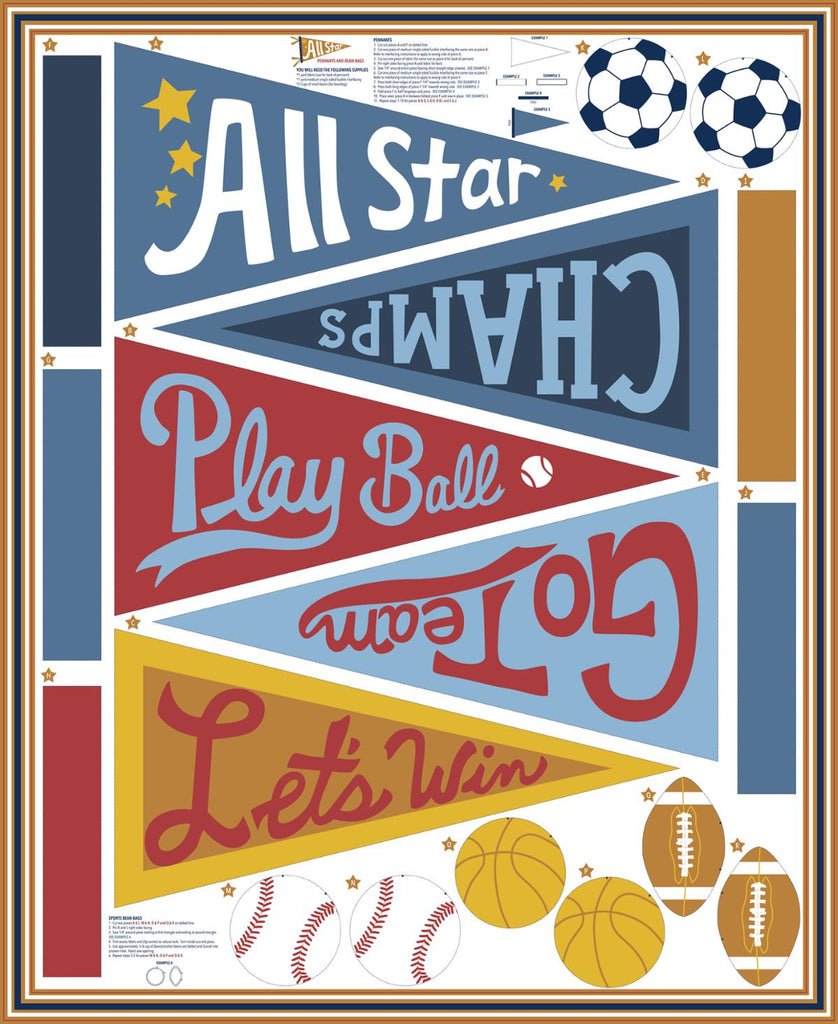 All Star - Sports Pennant Panel