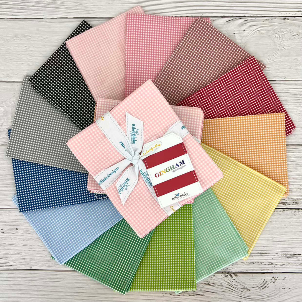 Micro Gingham Fat Quarter Bundle