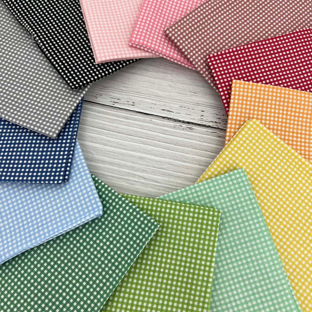 Micro Gingham Fat Quarter Bundle