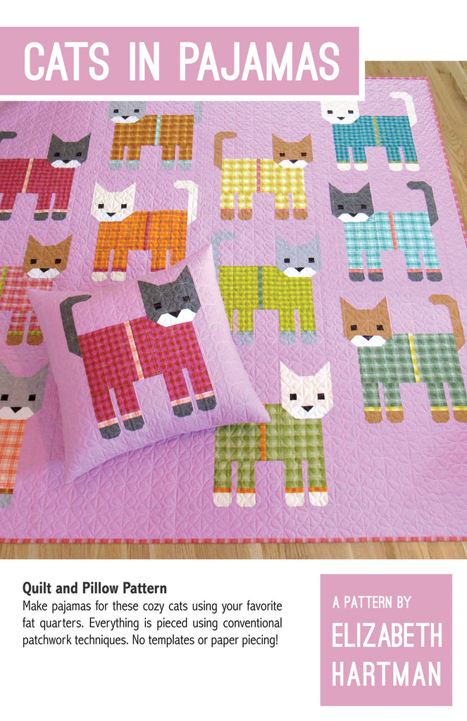 Elizabeth Hartman - Cats in Pajamas Quilt Kit