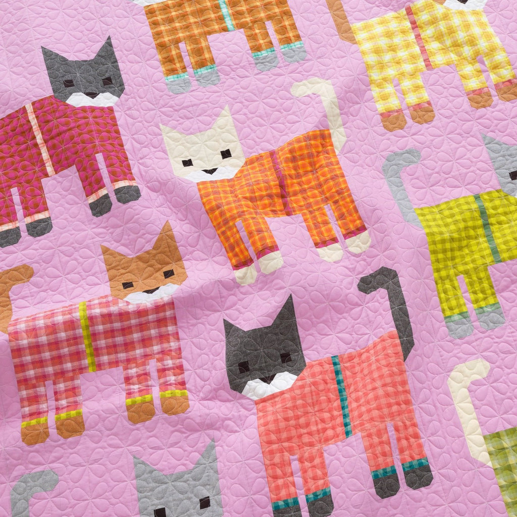 Elizabeth Hartman - Cats in Pajamas Quilt Kit