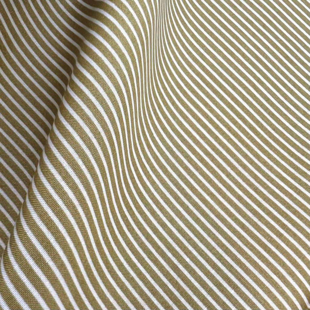 A Woodsy Cottage - Stripe in Pale Olive
