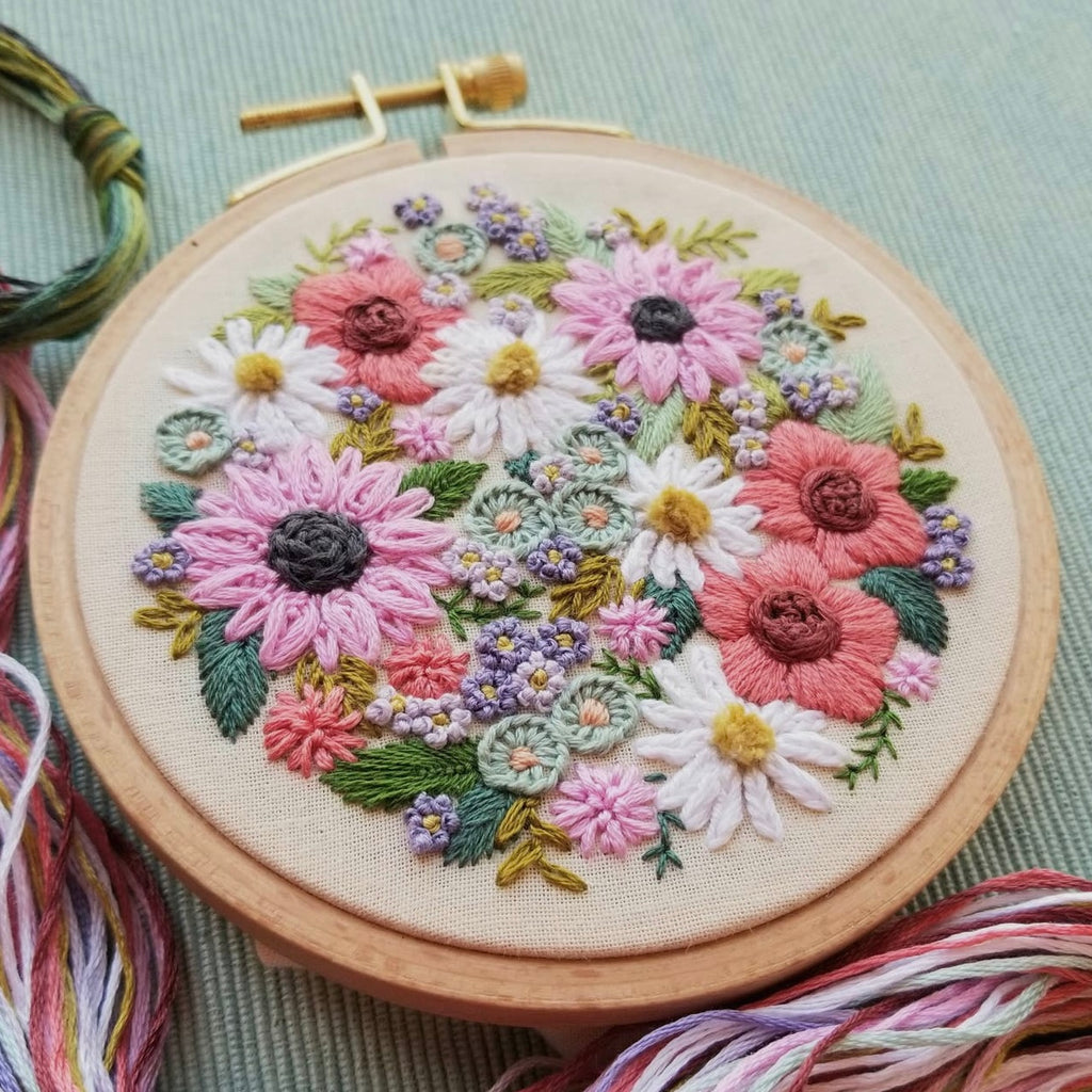 Wildflower Sampler Embroidery Craft Kit