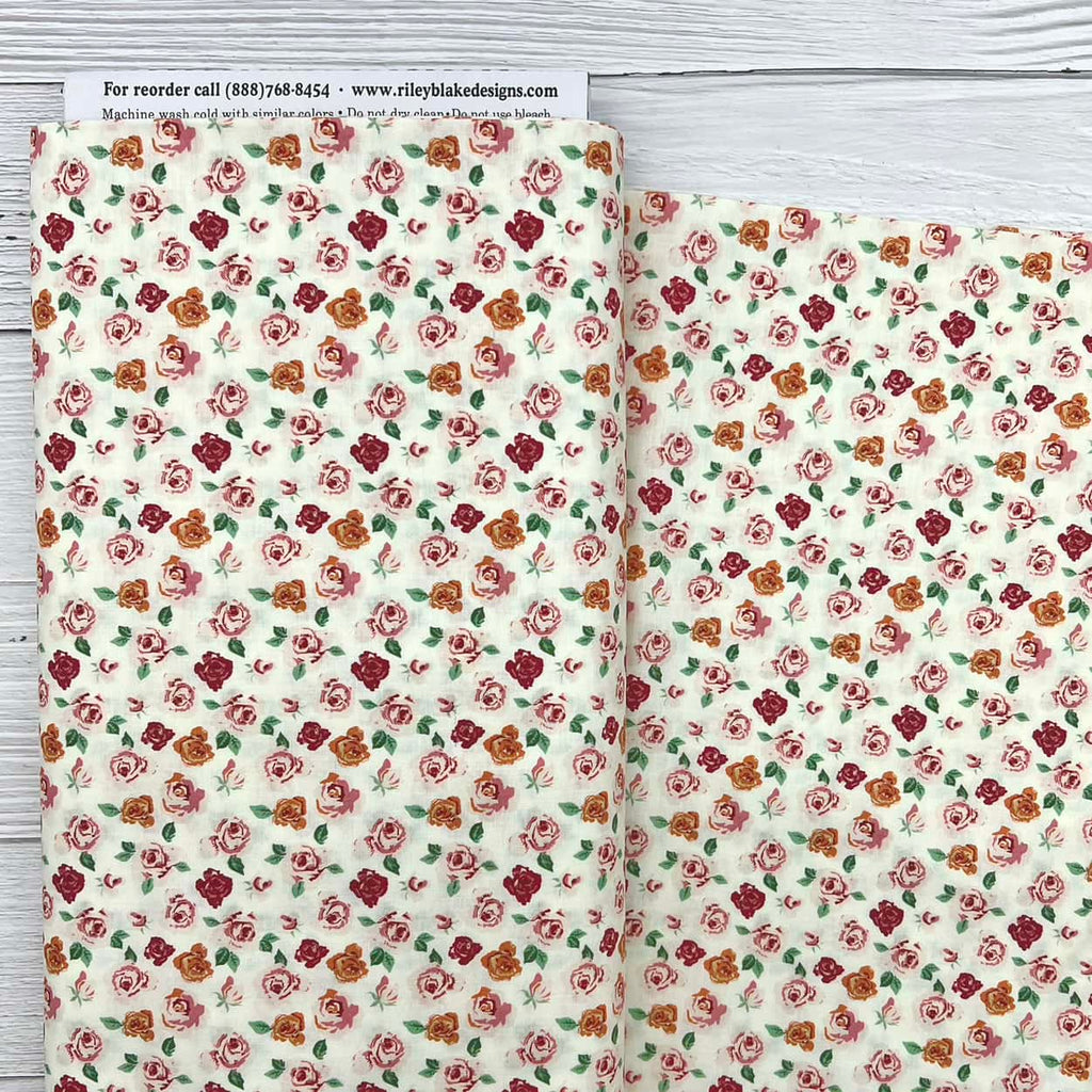 Bloomberry - Tiny Roses in Cream