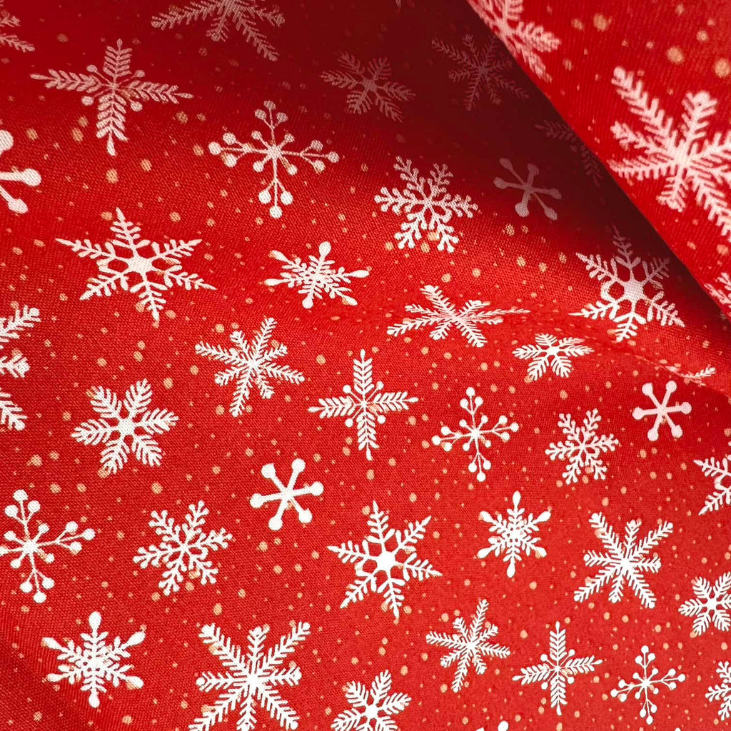 Prairie Christmas - Snowfall in Red