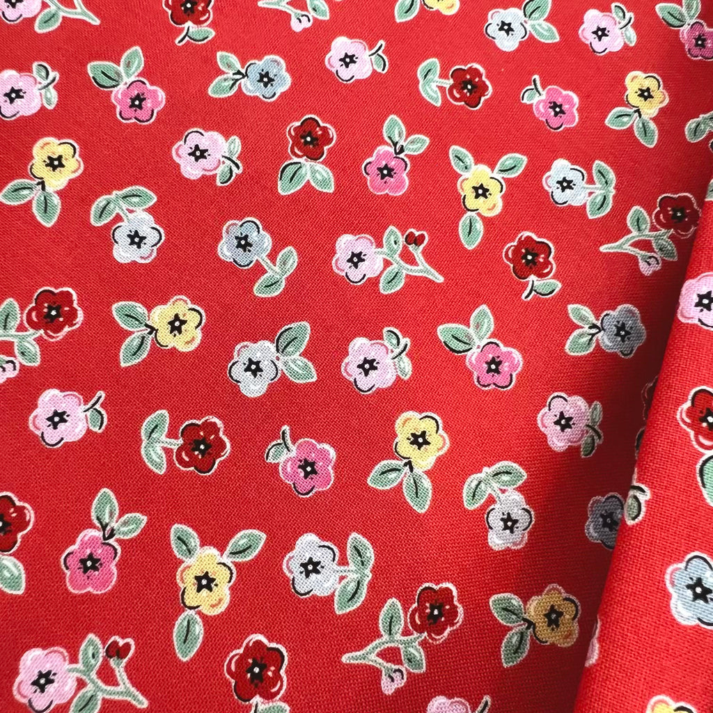 Home Sweet Home - Cheery Florals in Red