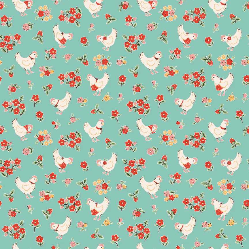 Poppie Cotton | Farmhouse Fancy - Shop Spring Chicken Fabric From ...