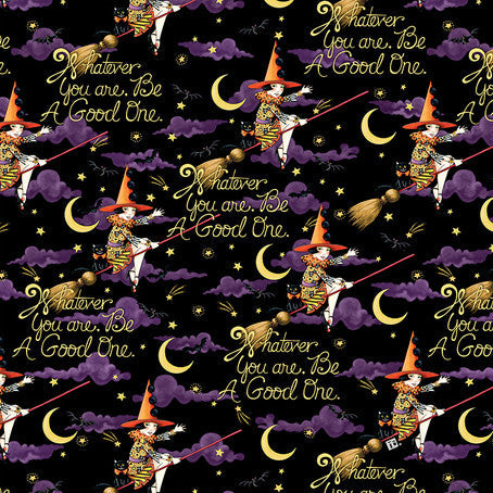 Spooky Cute Halloween - Be a Good One in Black