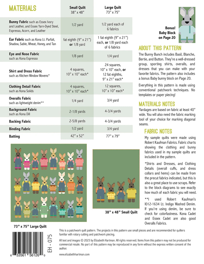 The Bunny Bunch Pattern