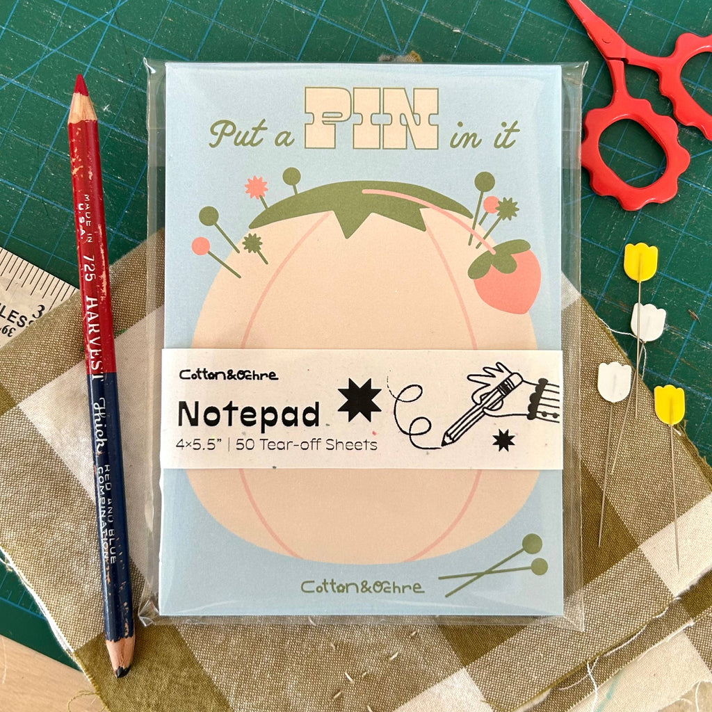 Put a Pin in it Notepad | The Crafternoon Shoppe