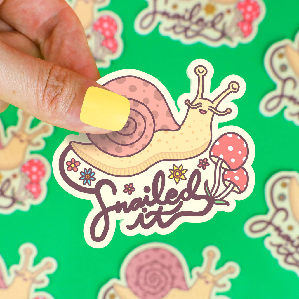 Snailed It Sticker