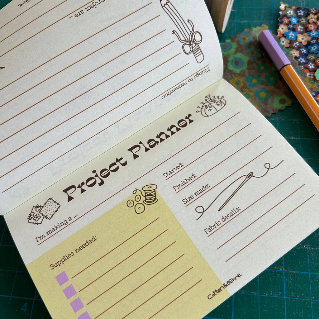 Project Planner Notepad | The Crafternoon Shoppe