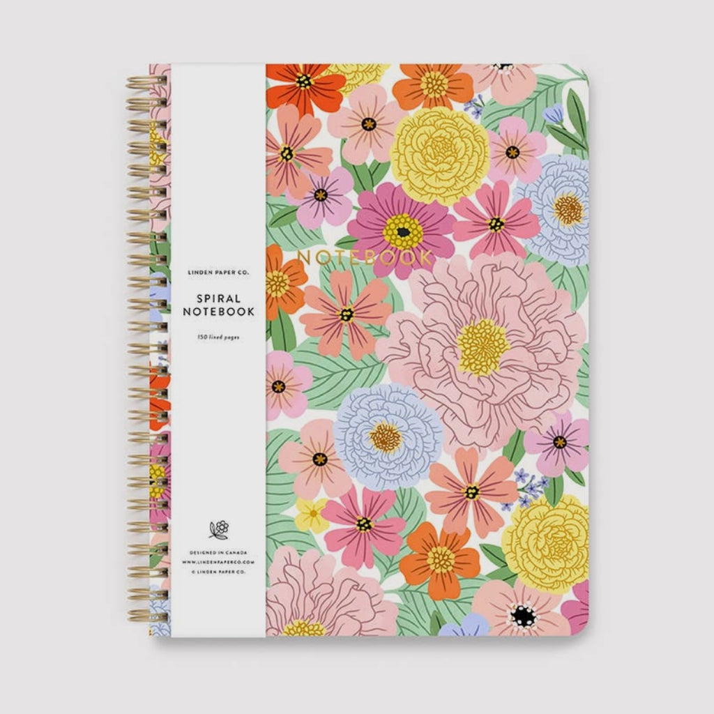 Summer Floral Spiral Notebook
