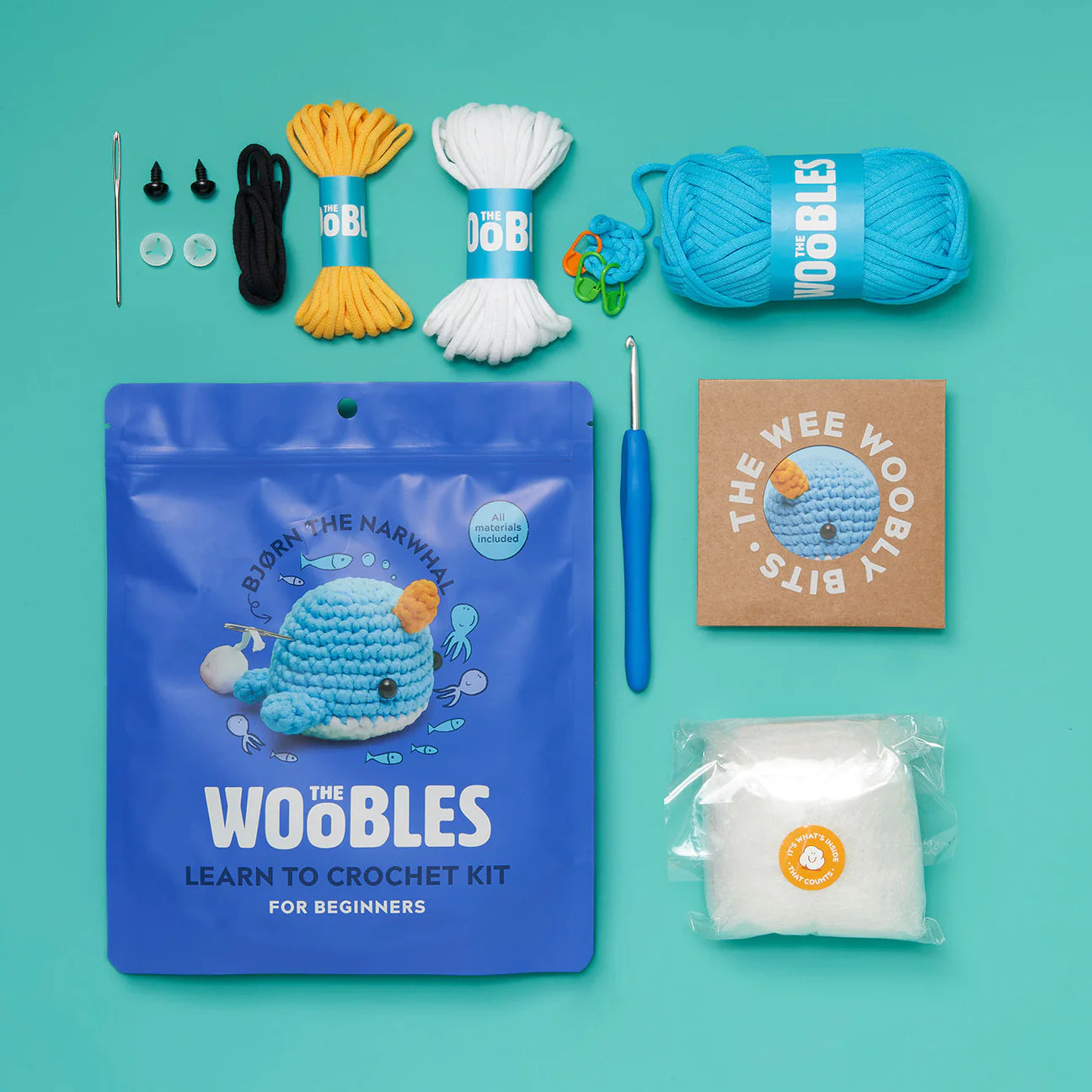Learn to Crochet a Narwhal - Shop Woobles Crochet Kits | The