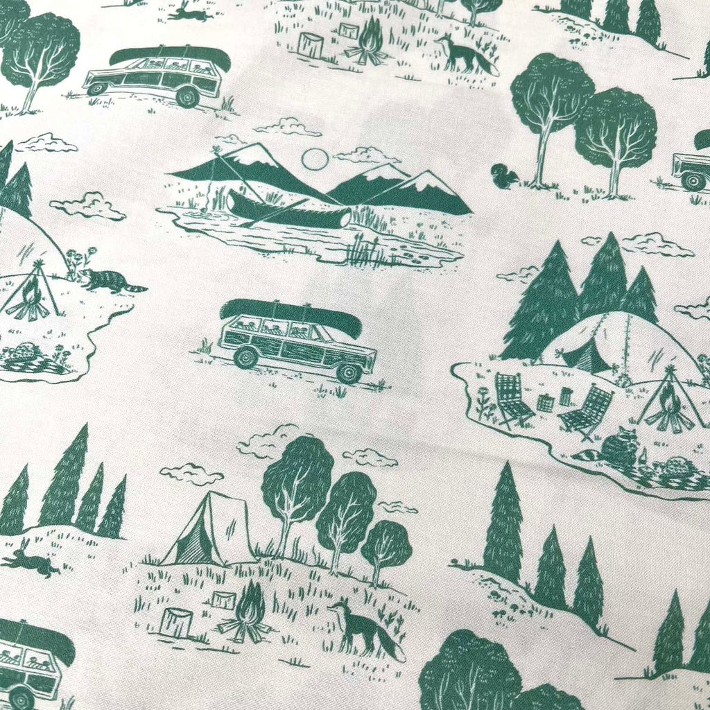 Gone Camping - Shop Quirky Vintage Camping Fabric from Dear Stella ...