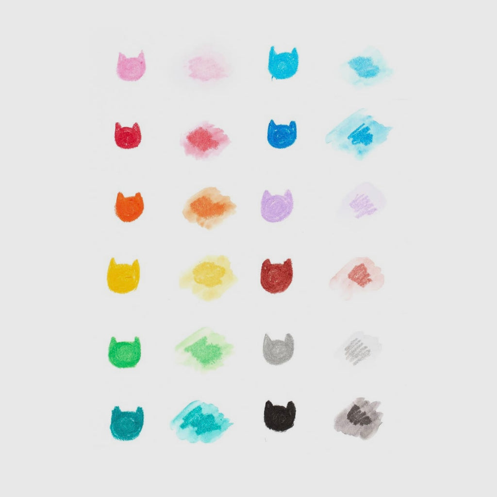 Cat Parade Gel Crayons - Set of 12