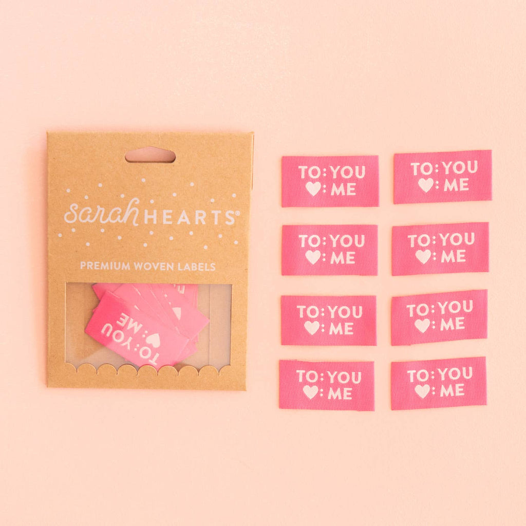 Woven Sew-in Labels - To you, ❤︎ Me