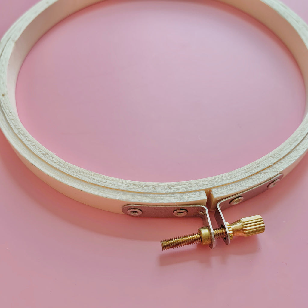 Simple Wooden Embroidery Hoops