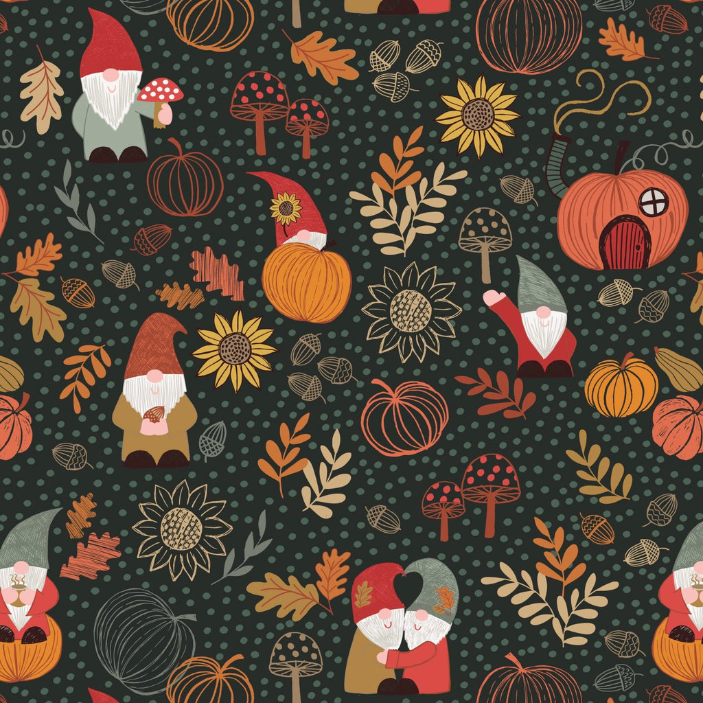 Snuggle Season - Gnomes in Dark Forest