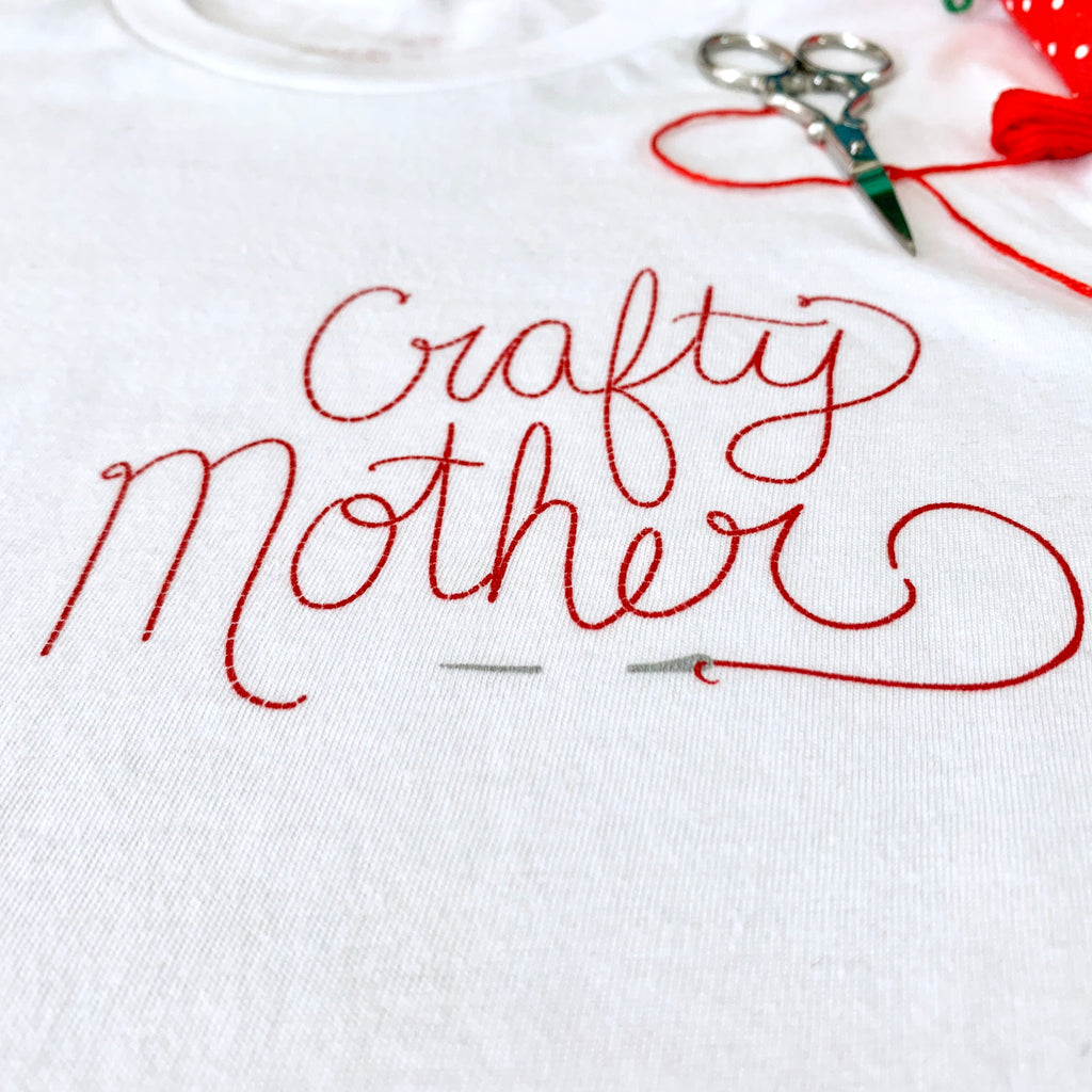 Crafty Mother Tee shirt