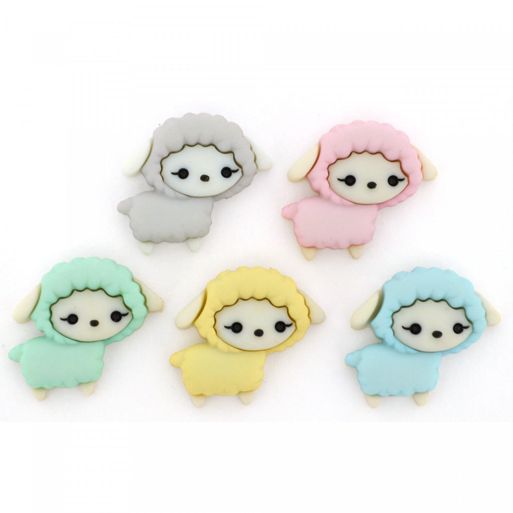 Cute Button Pack - Little Lambs