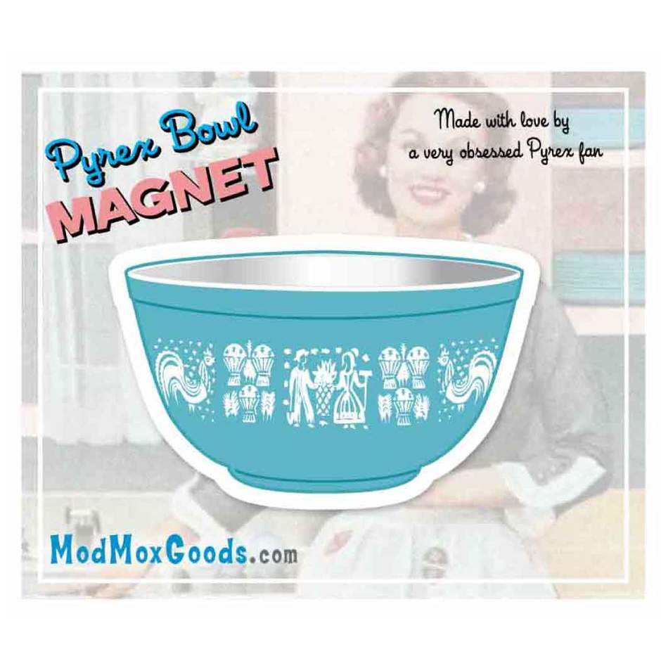 ModMox Goods Vintage Pyrex Magnets
