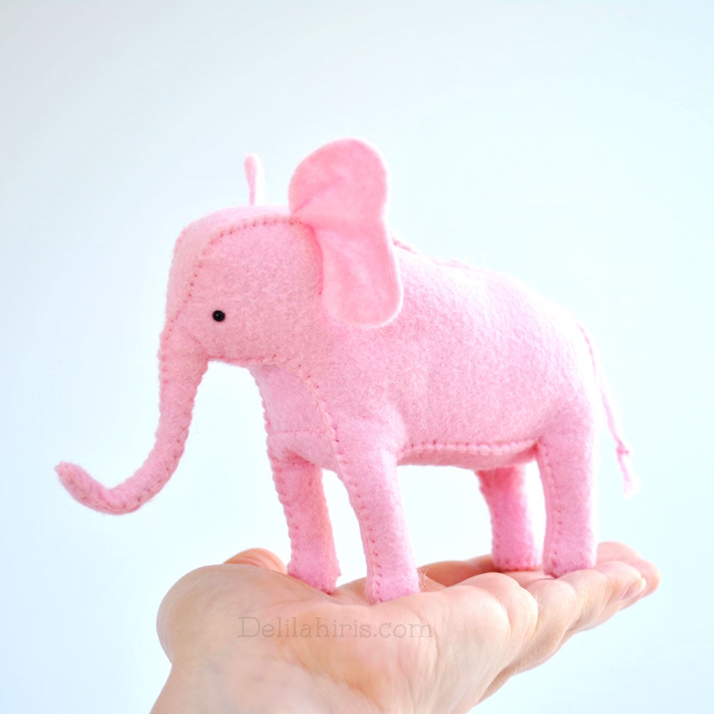 Pink Elephant DIY Sewing Kit