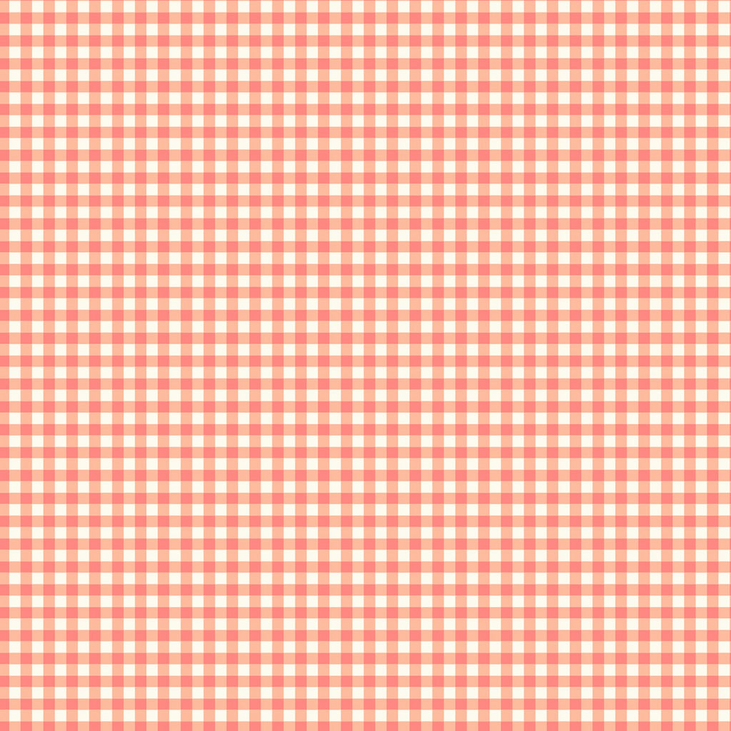 Sweet Abigail - Gingham in Coral