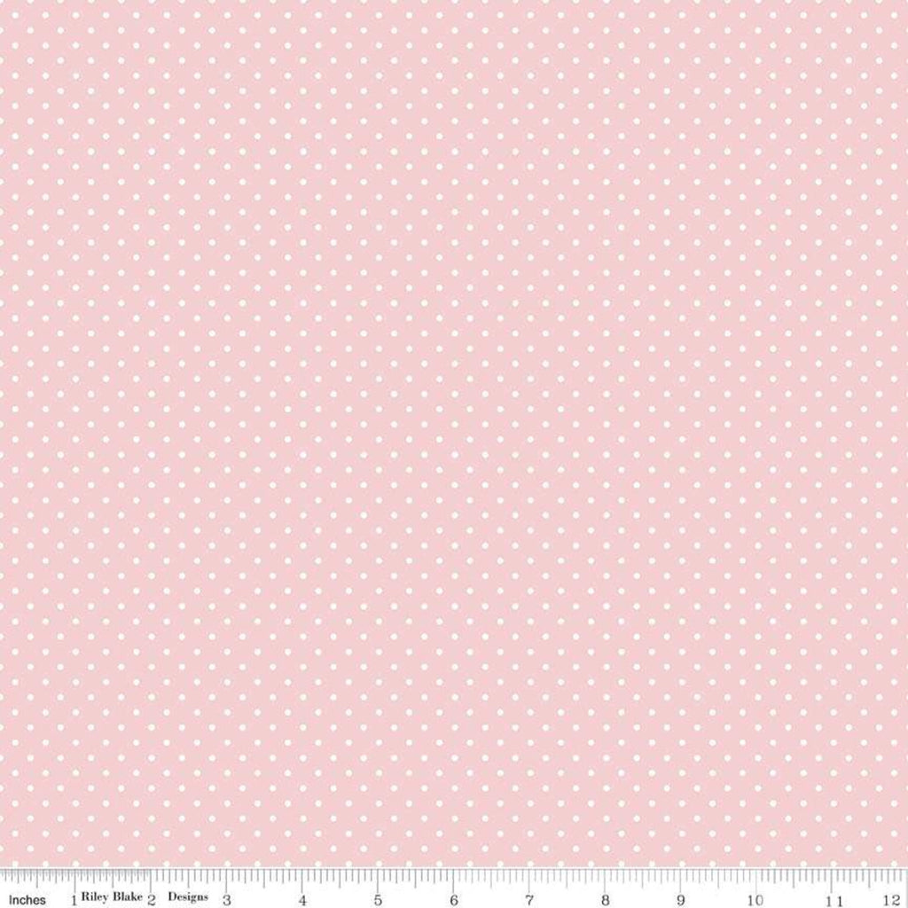 Riley Basics - Swiss Dot in Baby Pink